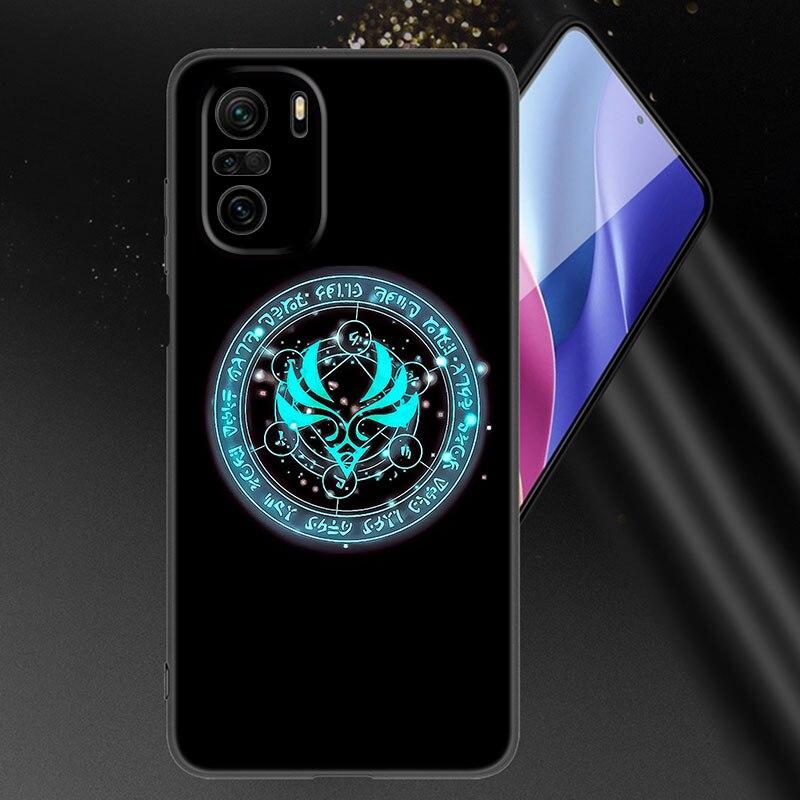 Чехол для телефона Genshin Impact с логотипом для Xiaomi Mi POCO X3 NFC GT M4 M3 12 11T 10T Pro A3 11 Lite NE 5G 12X 11i F3, мягкий черный чехол Xiaomi Mi A3