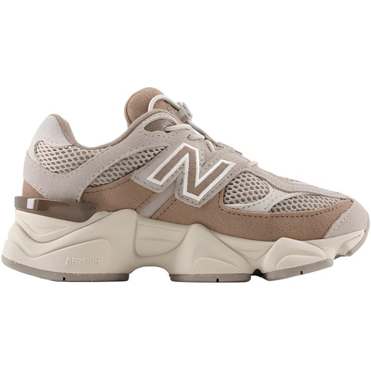New Balance Nb 9060 Material Confortabil Versatil Absorbție Șoc Top Jos Pantofi de Alergare pentru Copii Pantofi de alergare pentru copii Gri Kaki PV9060EX