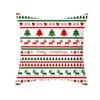 Cartoon Print Christmas Pillow Cover Office Sofa Cushion Pillow Cover Cross-border Home