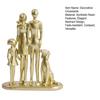 Modern Abstract Couple with Dog Resin Figurine, Romantic Man and Woman Statue Sculpture, Home Decor for Living Room Bedroom Office