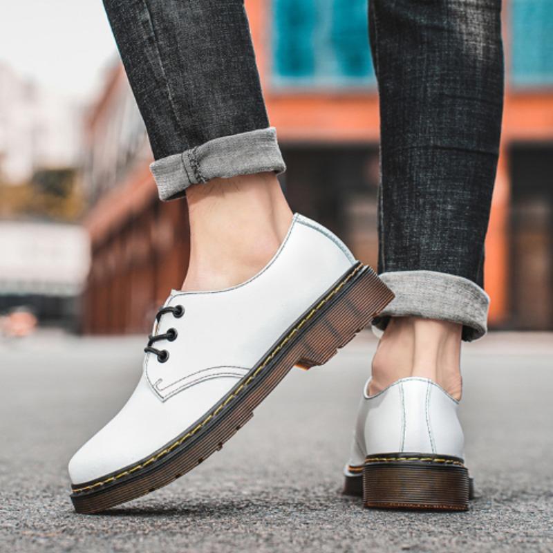 Fashion Genuine Leather Casual Shoes for Men's Classic Retro Brogue Shoes Mens  Dress Business Office Men Wedding Party Derby Shoe