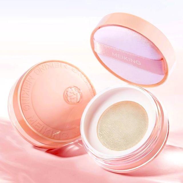 MEIKING - Rose Oil Control Loose Powder - 3 Colors #Purple Rose - 7g