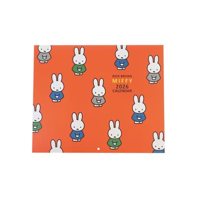 SQUARE Miffy 2026 Calendar Red 33BCA-4