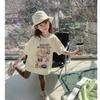 2024 Korean Style Girls' Short-Sleeve Summer T-shirt - Fashionable Children's Top