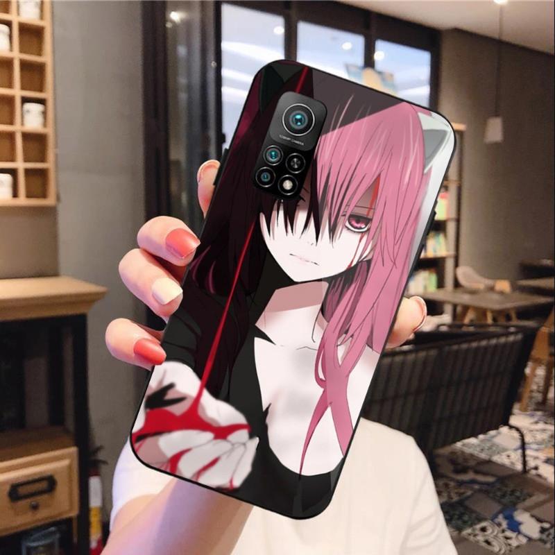 

Чехол для телефона Anime Girl Elfen Lied для Xiaomi 12 11T 10 9 Redmi Note 11 10 10S Pro Redmi 9 9A 8, черный, из поликарбоната, стеклянный чехол для телефона Redmi 9T