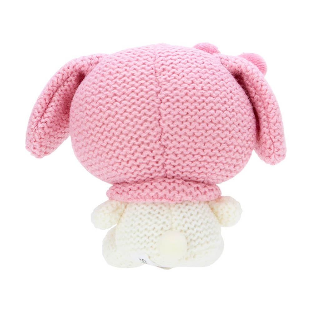 Sanrio Knit Mascot Holder My Melody 11cm x 6cm x 12cm 500003 Amigurumi-style - - Approx. (W) (D) (H) -