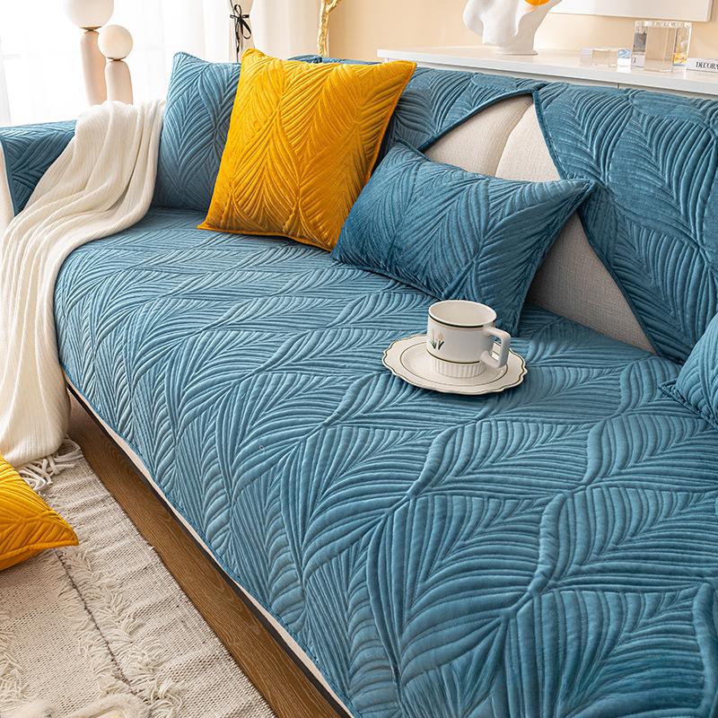 

Зимова плюшева диванна подушка Nordic Simple диванна подушка Нековзкий чохол Спинка Підлокітник Рушник 110*240