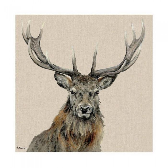 Jane Bannon Percival Stag Paper Print