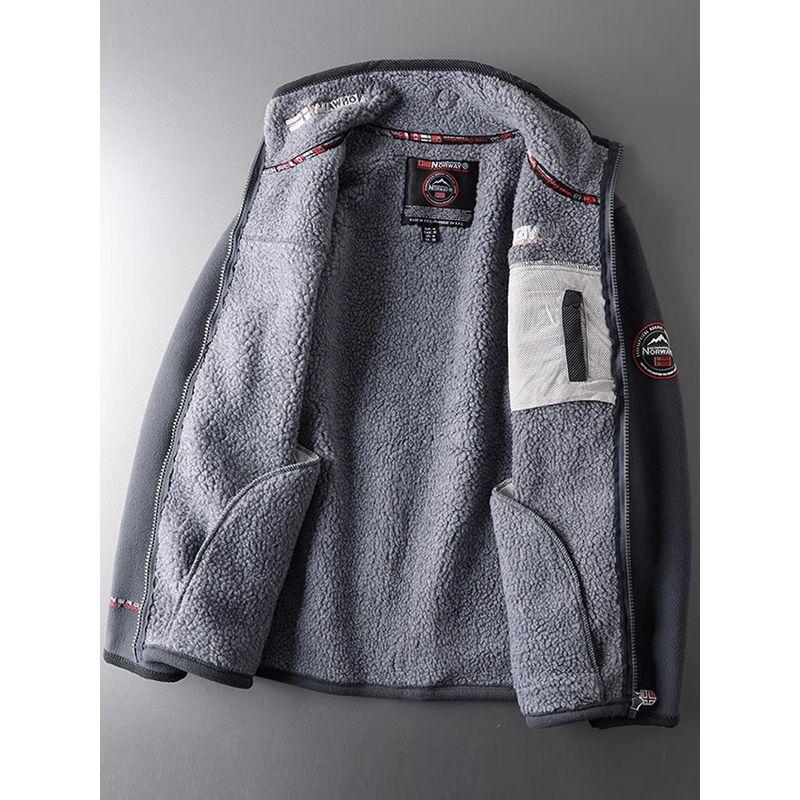 Winter Export Tail Order Men's Cotton Clothes Fleece Sweater Outwear