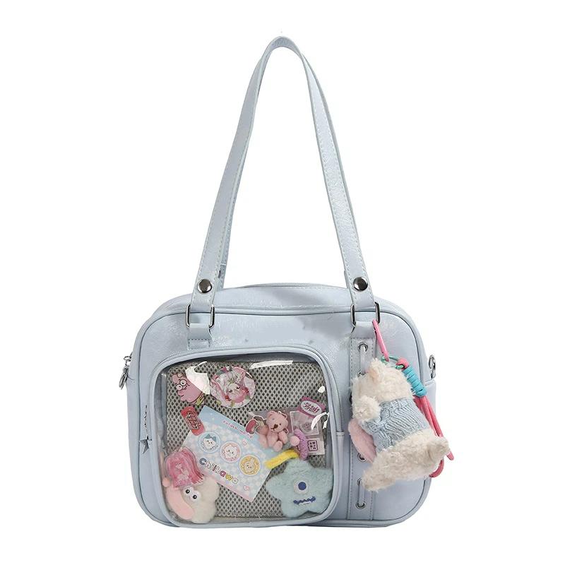 New Sweet and Cool Ita Bag Cute Kawaii Portable Shoulder Bag Comic Show Star Chasing Crossbody Bag Large Capacity Backpack
