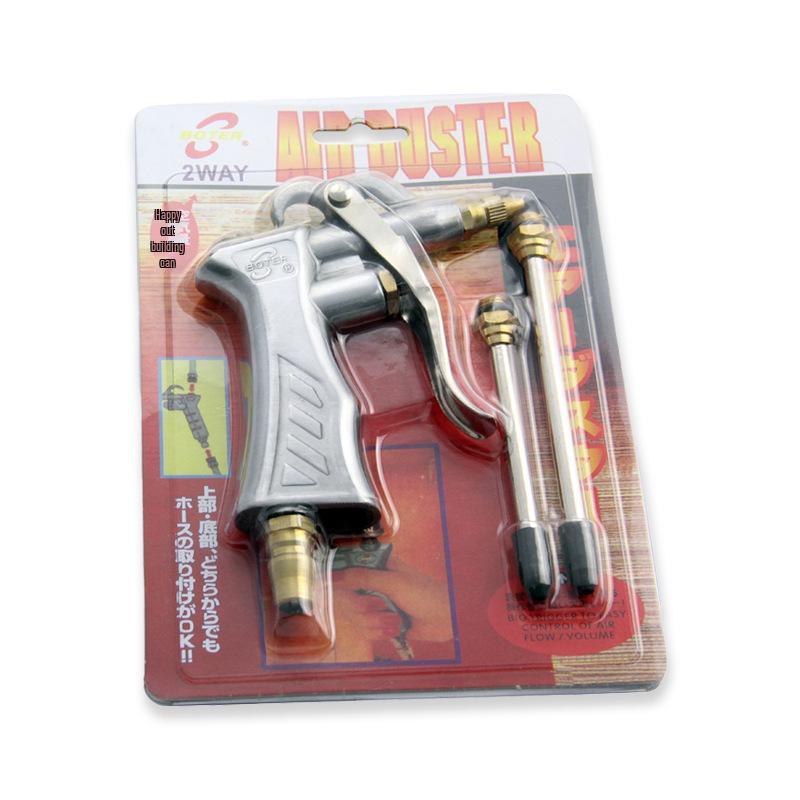 Pneumatic Blow Gun BT-168, Aluminum Alloy High Pressure Dust Removal Tool with Copper Nozzle.