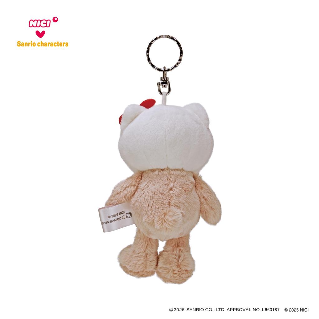 [NICI X Sanrio] Plush Mascot for Women, Brown