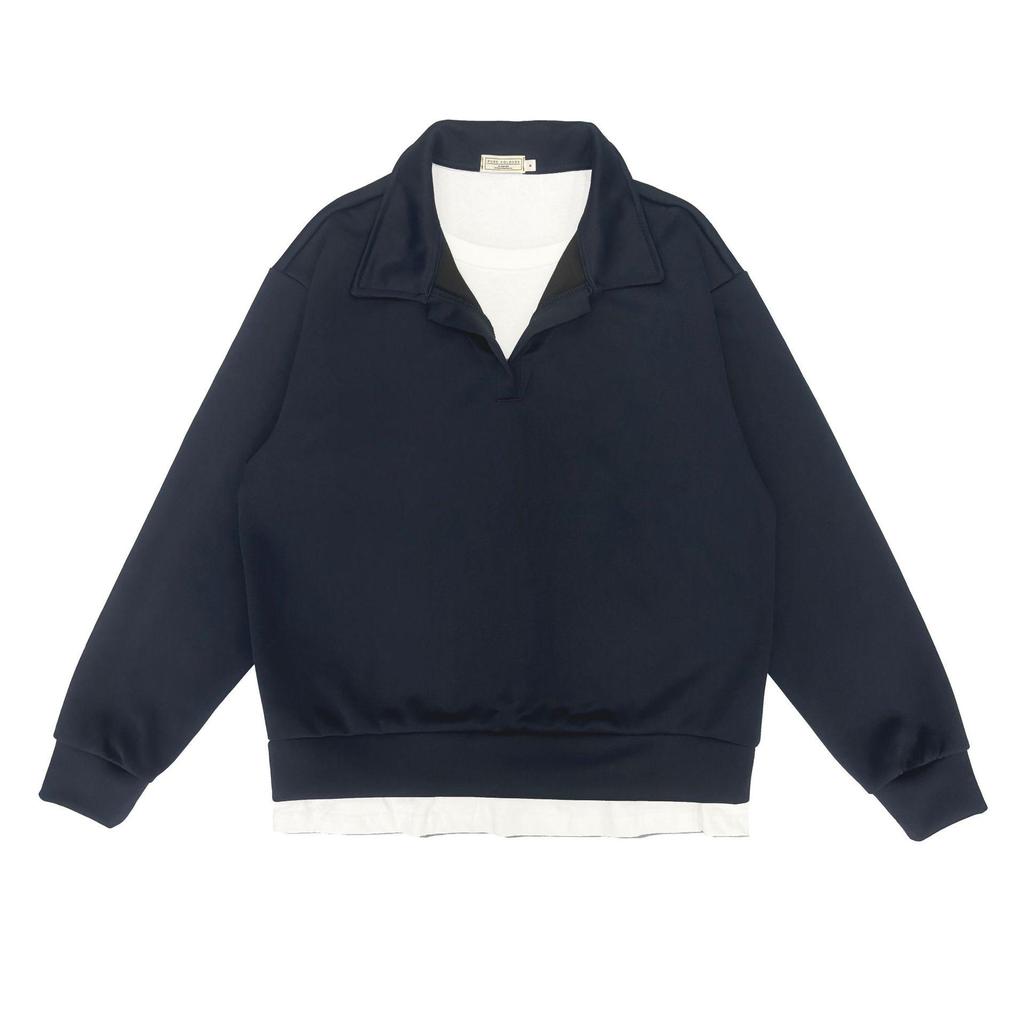 Men's American-Style Simple Loose Fit Hoodie - Heavyweight Long Sleeve Polo Shirt for Autumn & Winter