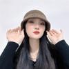 Diana Wool Bucket Hat (Brown)