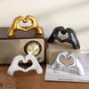 Statues Sculptures Geste d'Amour en Résine Ornement de Bureau Sculptures Figurines Nordique Chambre à Coucher Maison Bureau Ornements de Mariage