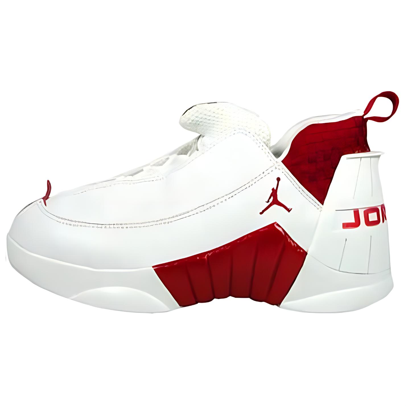 

new JORDAN 15 Og Low White Red 44