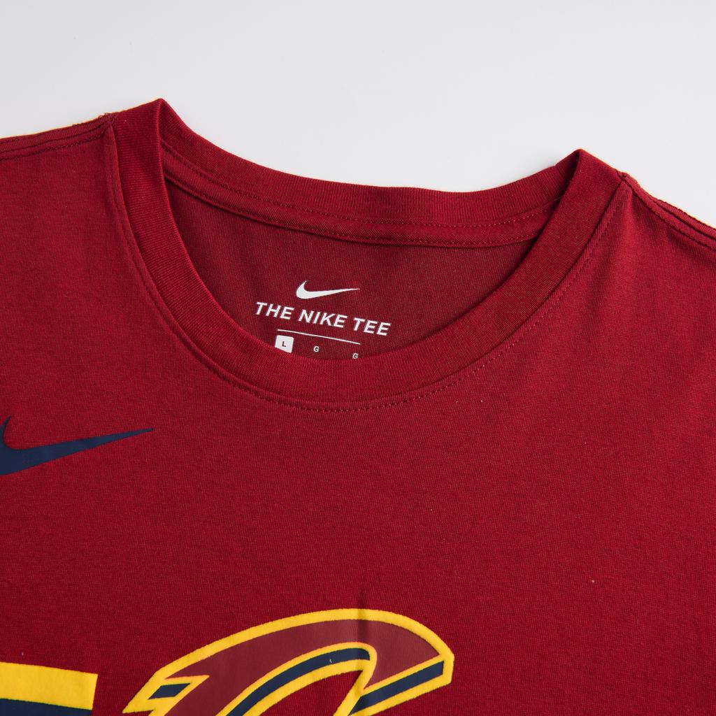 Nike NBA Kollaboration Cleveland Cavaliers Dri-Fit T-Shirt Buchstaben Rundhalsausschnitt Bequem Kurzarm Kinder Oberteile Rot 3Z2B7BAWH-CAV