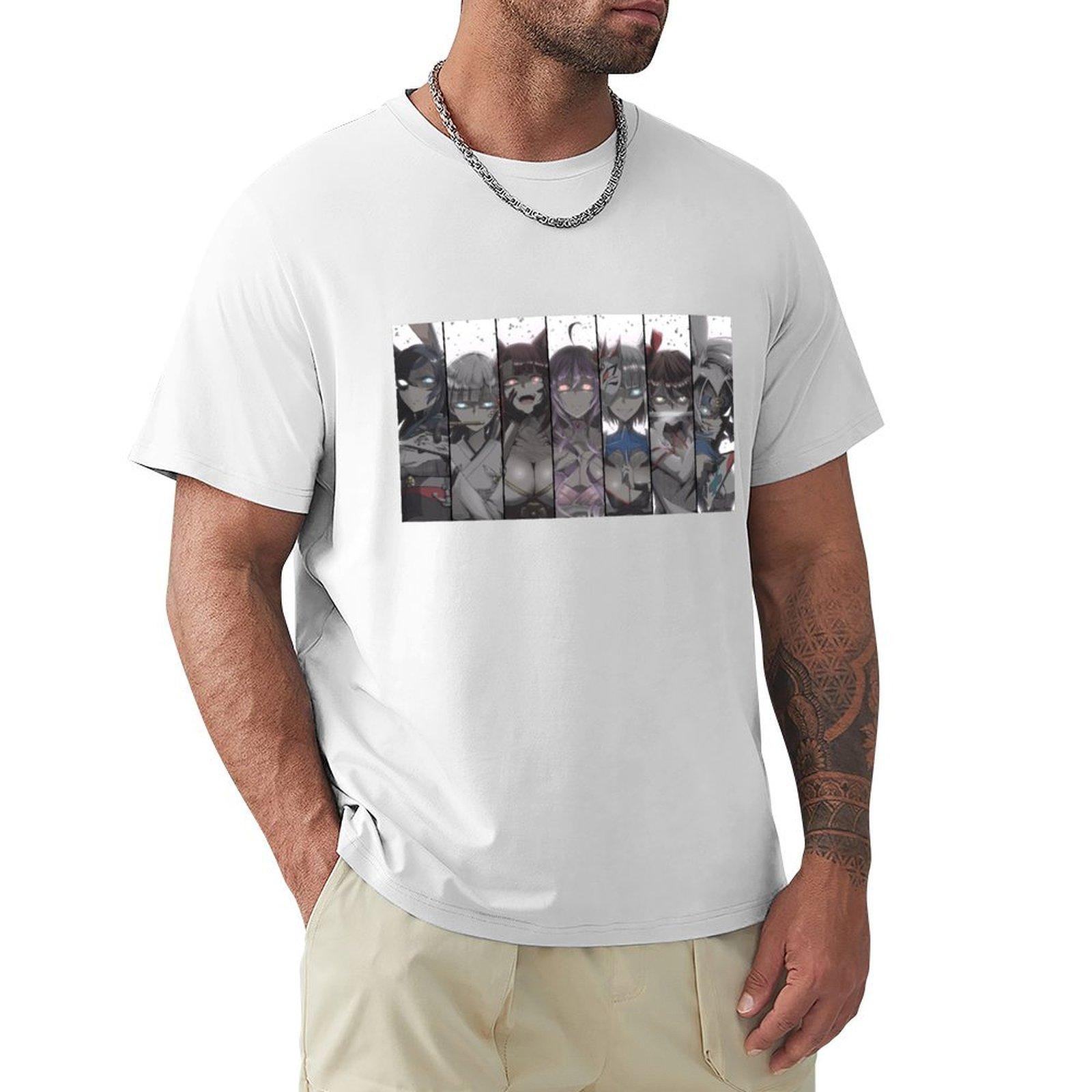 Azur lane TShirt summer 2025 gifts for boyfriend men t shirts high quality S