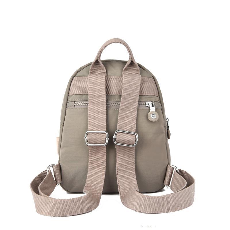 Large Capacity Student Schoolbag Women's Backpack Lightweight Water-repellent Nylon Commuter Travel Bag