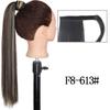 MERISIHAIR 22"34" Long Straight Clip In Hair Tail Nature Fake Ponytail Extension Hairpiece with Hairpins High Temperature Fiber Synthetic Ponytail