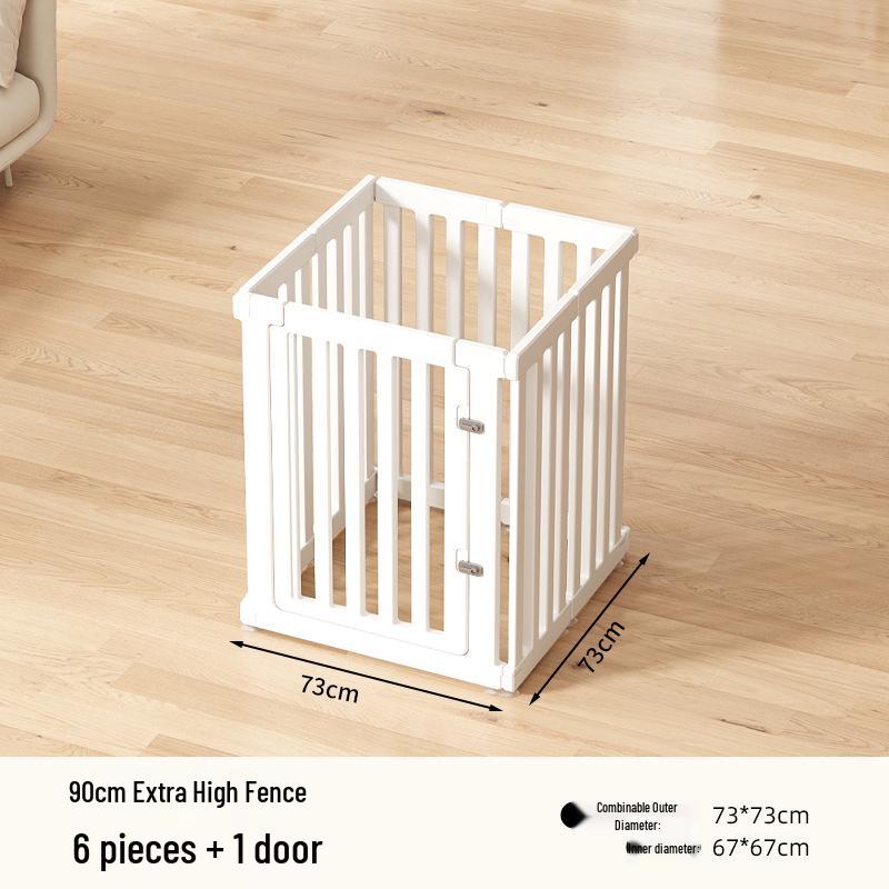Super High 90cm Pet Fence with Large Buckle for Medium to Large Dogs - Resin Dog Cage Fence for Home Use