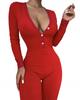 Women's Pajamas Valentine's Day Gift For Her With Flap Red Bow S