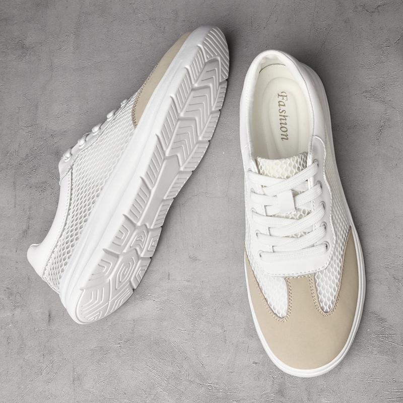 Fashion Tenis Masculino for Men Versatile Leather Sneakers Comfortable Men's Casual Shoes Lace Up Skateboard Footwear Vulcanized Shoes