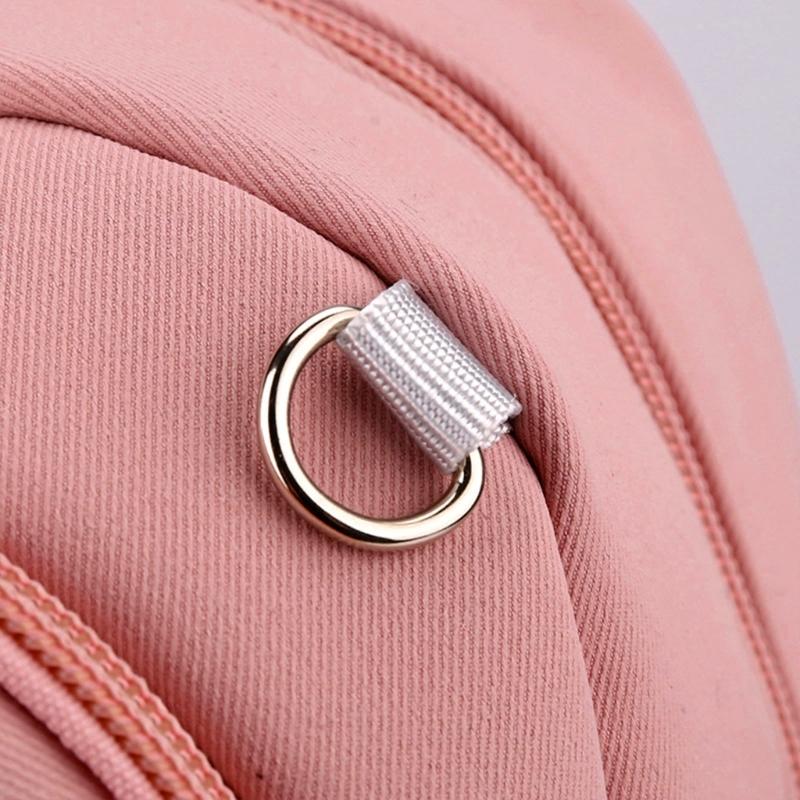 Korean Styles Backpack Lovely Rabbits Print Backpack Student School Backpack Large Capacity Backpack Girls School Bag