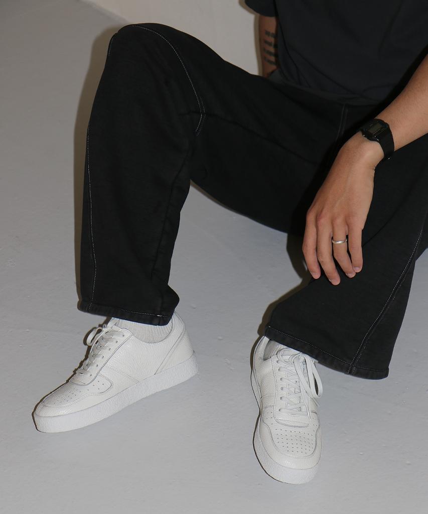 Like Some More Ars 001 Leather Sneakers [White]