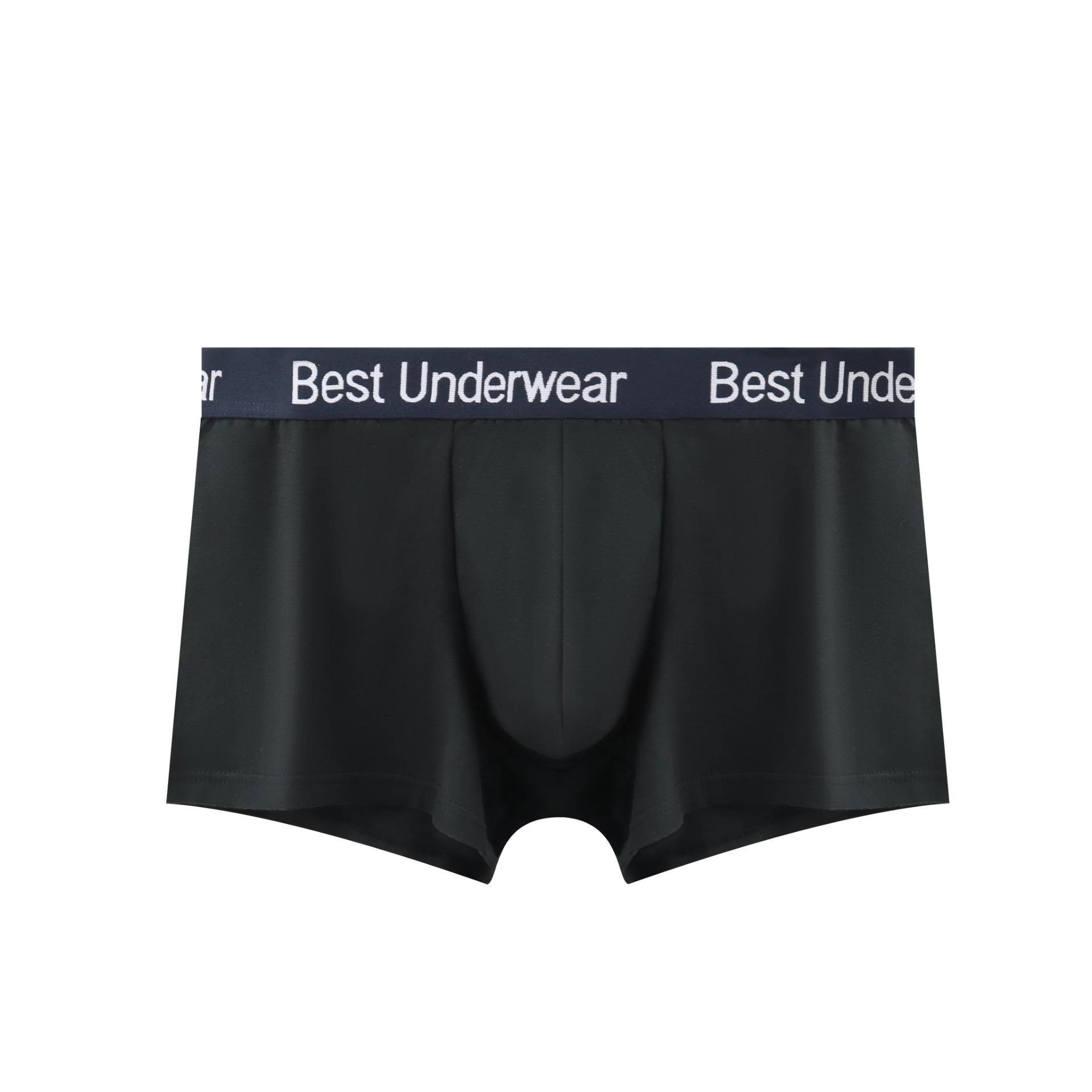 

Мужские модные боксеры-брифы из чистого хлопка - Удобное, дышащее нижнее белье со средней посадкой и квадратными штанинами Large