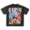 Retro Dragon Ball Goku Ultra Instinct Super Saiyan Graphic T Shirt Fans Casual Cotton Short Sleeve Streetwear Tee