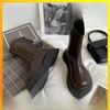 Retro Ankle Boots For Women With Nonslip Rubber Soles And Block Heel For Autumn Fashion