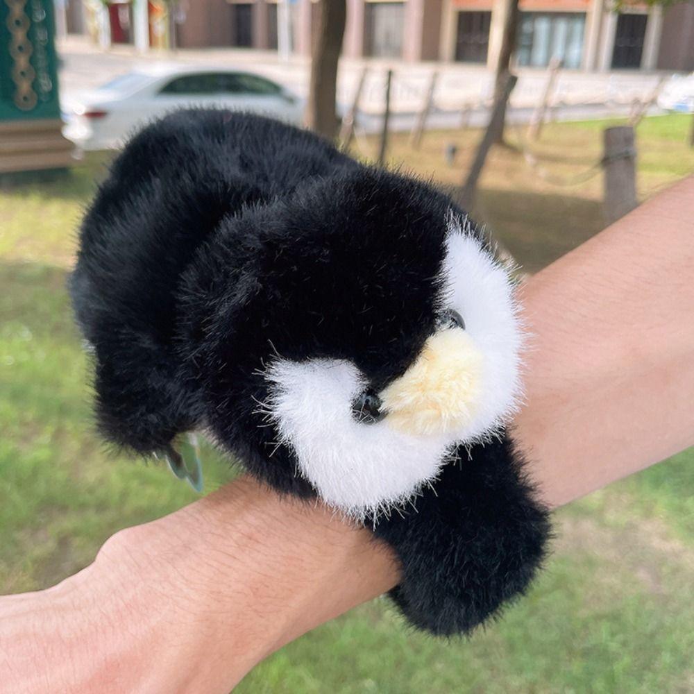 

Turn into Raccoon Slap Bracelet Series Simulation Panda Plush Wrist Band Christmas Toy