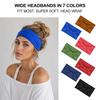 Women's Headband - Loose, Breathable, and Sweat-absorbent Elastic Headband, Suitable for Yoga, Fitness, and Running (Black)