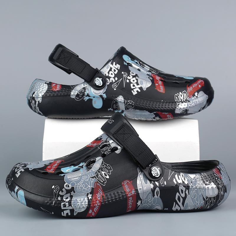 Fashion 2025 Summer Men's Sandals New Home Garden Shoes Comfortable and Lightweight Men Slippers Non-Slip Soft Bottom Flip Flop Sandals