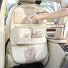 Cartoon Car Seat Back Organizer & Anti-Kick Pad