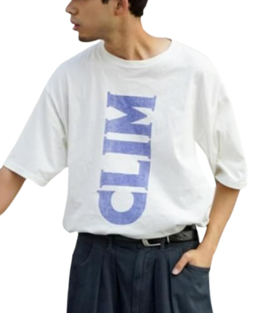 

CIAOPANIC TYPY Franklin Climbing CLIM Винтажная футболка TYZ9931406A0010, средний размер, молочно-белый