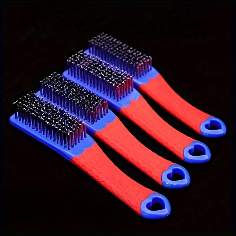 1 ADET Kaymaz Plastik Saplı Ağır Hizmet Tipi Paslanmaz Çelik Tel Fırça Paslanmaz Boya ve Kaynak Aletleri Metal Yüzey İşlemesi Sağlam Yapı