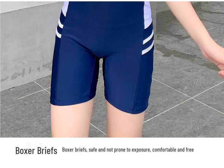 Girls' Quick-Dry Sunscreen One-Piece Swimsuit for Professional Training