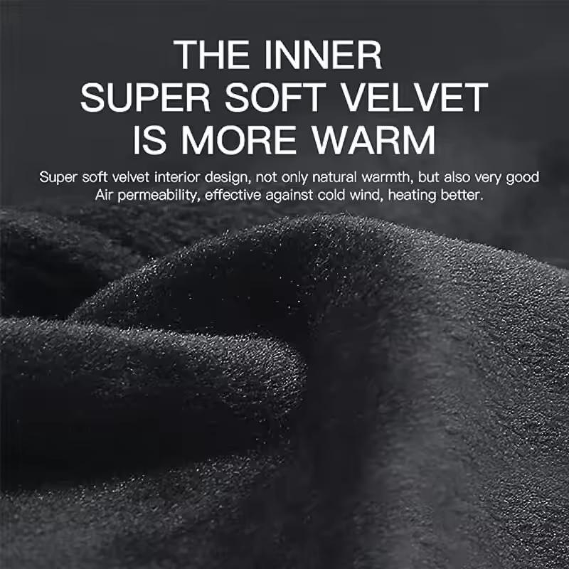 Waterproof Windproof Non-Slip Grips Glove Winter Warm Gloves Men Women Touch Screen for Cycling Driving Running Hiking