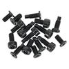 16 Pcs Screws Black Carbon Steel Doorbell Screws Replacement