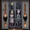 Bloody Scene Dark Forest Scary Backdrop Gothic Theme Halloween Prop For Halloween Party Spooky Event Ghost Story Setup