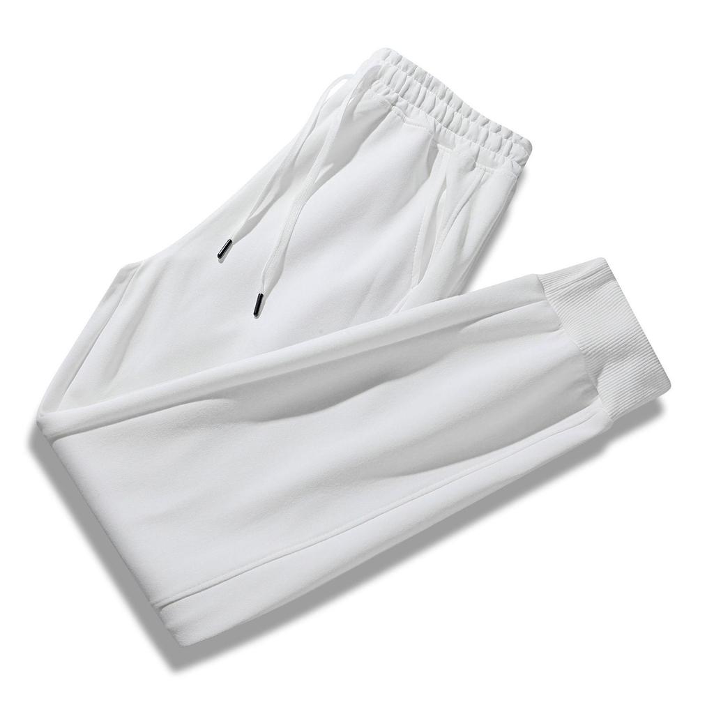 Unisex Slimming Hua Cotton Sweatpants - Soft, Breathable, Cuffed Casual Sports Pants