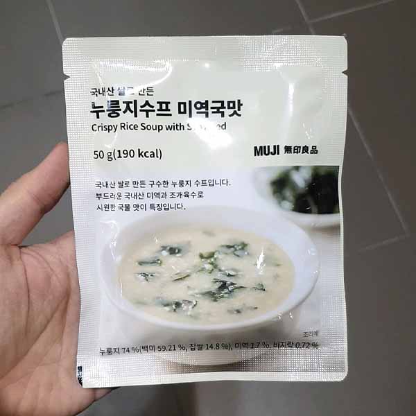 MUJI Nurungji Soup Seaweed Broth Flavor 50g