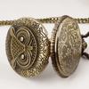 10pcs/lot Wholesale Cute Owl Quartz Pocket Watch Women VintageMen  Steampunk Necklace Pendant Chain Clock Kids Gifts