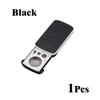 Portable Triplex Magnification Jewelry Loupe 30X-90X-Slide-Out LED/UV Lighted  Jewelers Loupes Magnifier for Precision Gemology