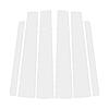 Chrome Window Pillar Post Covers Trim Fit For Lexus IS 1999-2005 Gloss Mirror Exterior Modification Stickers Decals Car Styling 6pcs/set