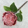 Nordische Vintage Kunstblumen-Dekoration mit Samt-Haptik für Wohn- und Hochzeitsdekorationen