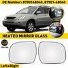 For Lexus RX 300 330 350 400H 2004-2009 Right Left Side Mirror Heated Glass EOA