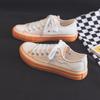 Ins High-top Canvas Shoes Women's Korean Version 2025 Spring and Autumn New Harajuku Ulzzang Retro Student Board Shoes Tide